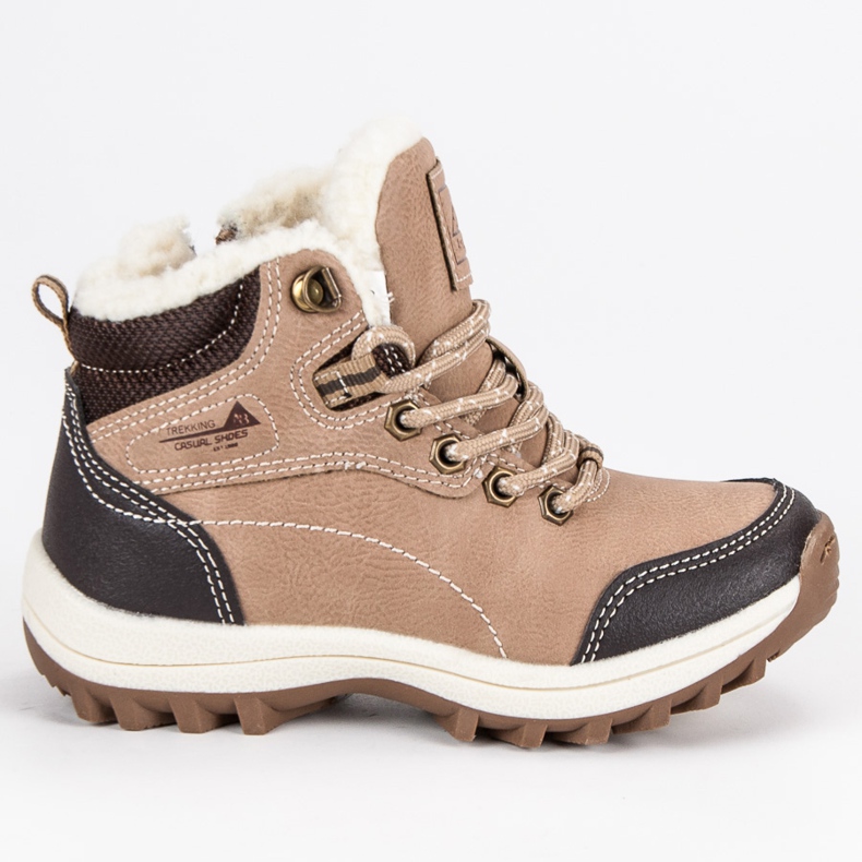 Arrigo Bello Poikien kengät lampaiden kanssa ruskea