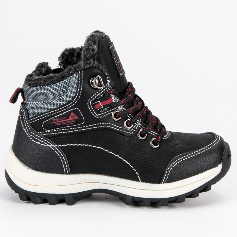 Arrigo Bello Poikien kengät lampaiden kanssa musta