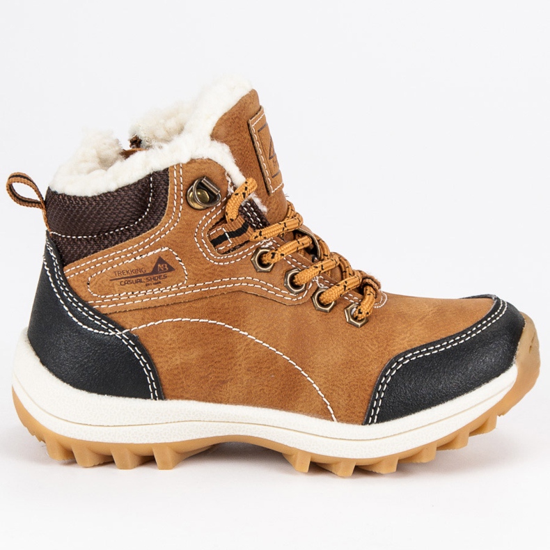 Arrigo Bello Poikien kengät lampaiden kanssa ruskea