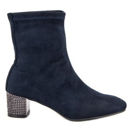Kylie Slip-on tummansiniset saappaat sininen tummansininen