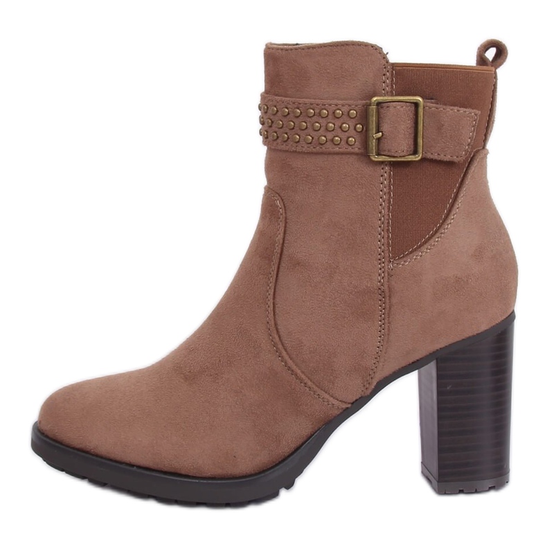 Ruskeat korkokengät 6139 Khaki