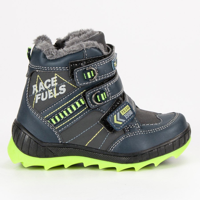 American Club Eristetyt amerikkalaiset kengät sininen