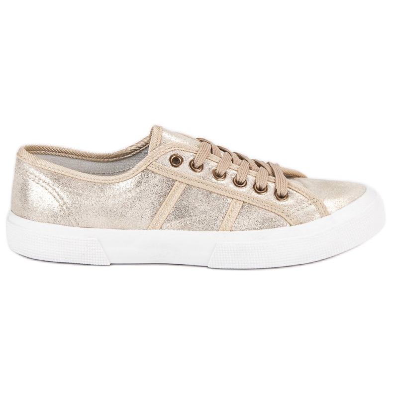 J. Star Golden Lace-Up lenkkarit kultainen
