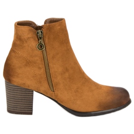 VINCEZA mokkanahkakengät ruskea