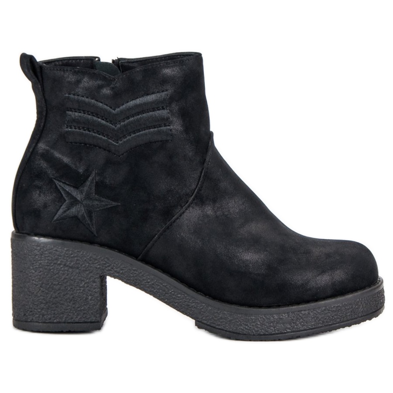 Kylie Sotilaalliset naisten saappaat musta