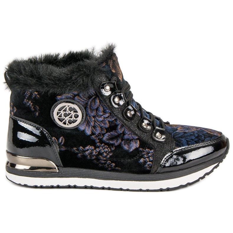 Aclys Muodikkaat sidotut lenkkarit musta monivärinen