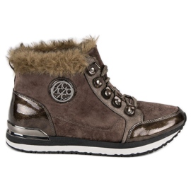 Aclys Muodikkaat sidotut lenkkarit ruskea Aclys Muodikkaat sidotut lenkkarit ruskea