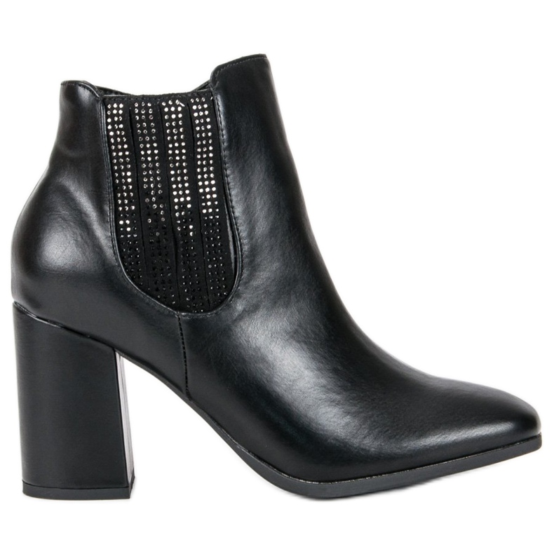 Kylie Tyylikkäät saappaat pylväässä musta