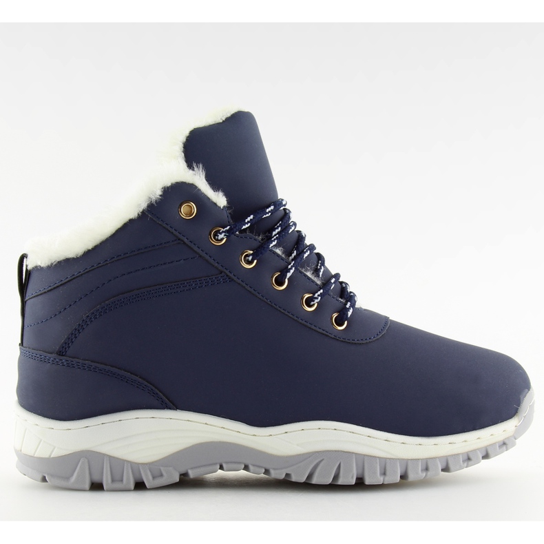 Naisten vaelluskengät tummansininen B1716A-2 laivastonsininen