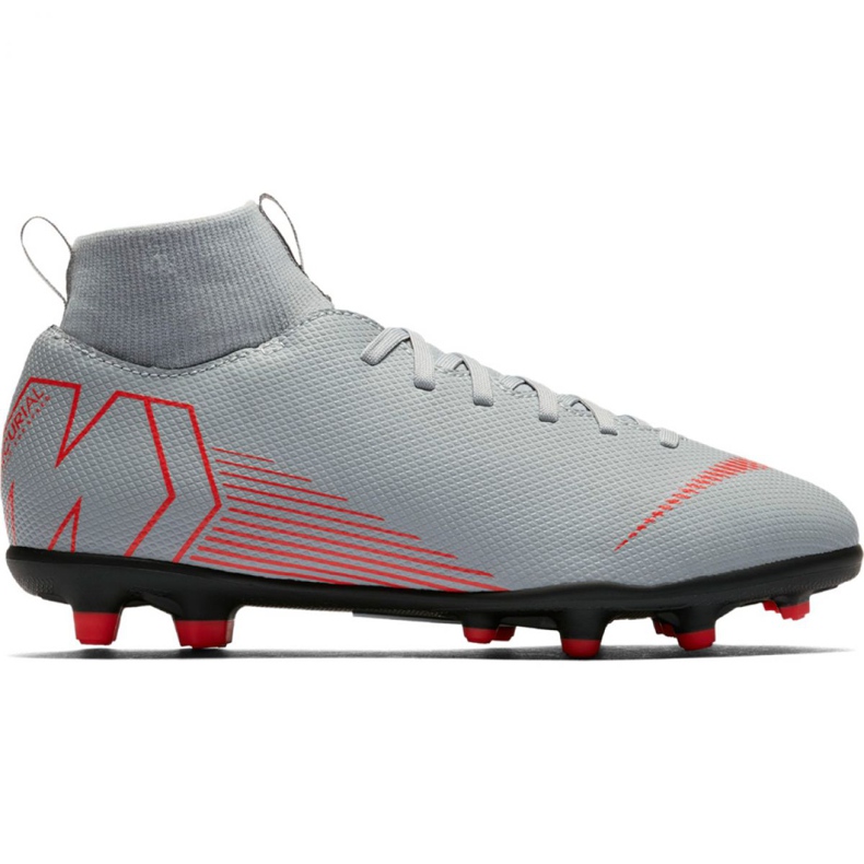 Nike Mercurial Superfly 6 Club Mg Jr AH7339 060 valkoiset jalkapallokengät valkoinen valkoinen