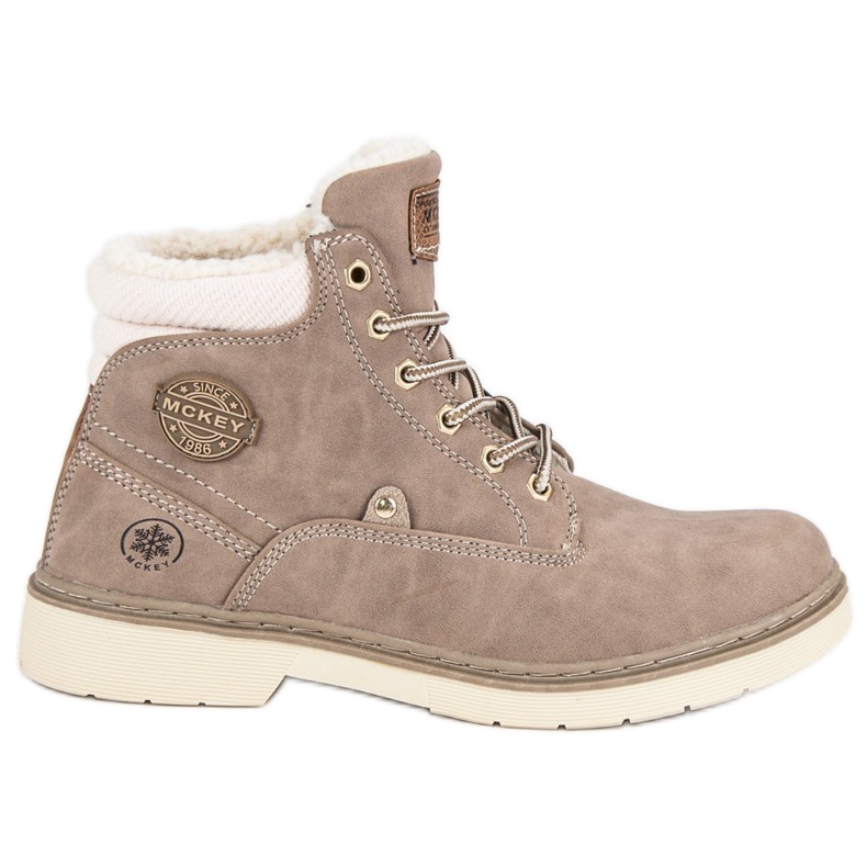 McKey Trappers lampaannahkaa ruskea