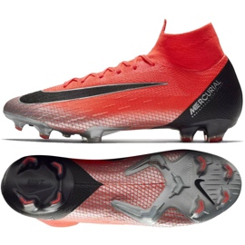 Nike Mercurial Superfly 6 Elite CR7 Fg M AJ3547-600 jalkapallokengät punainen musta