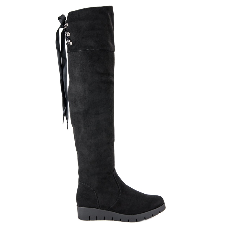 Filippo Suede Platform Saappaat musta