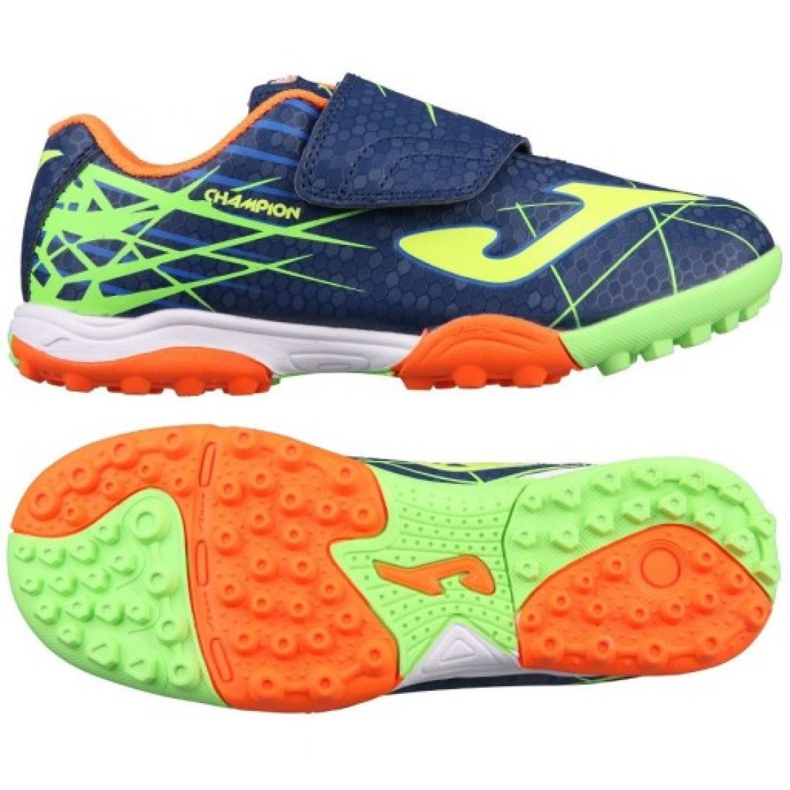 Joma Champion Tf Joma Jr CHAJW.803.TF jalkapallokengät laivastonsininen laivastonsininen