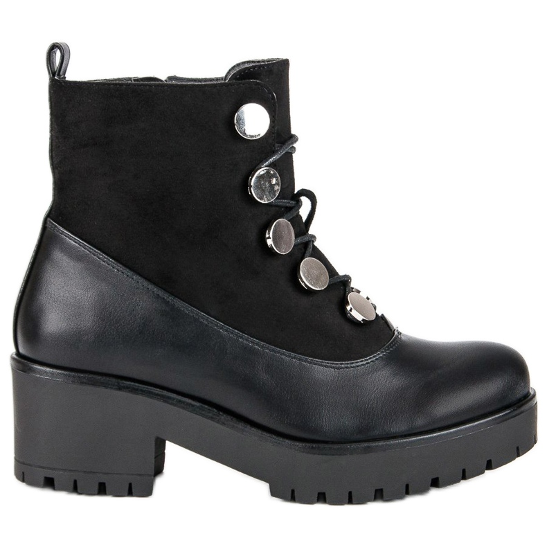 Queen Vivi Laced Työntekijät musta