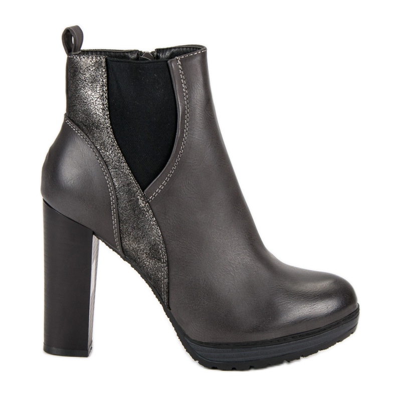 Erynn Seksikkäät harmaat saappaat