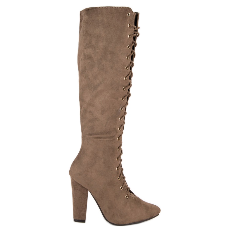 Cm Paris Nauhalliset saappaat ruskea