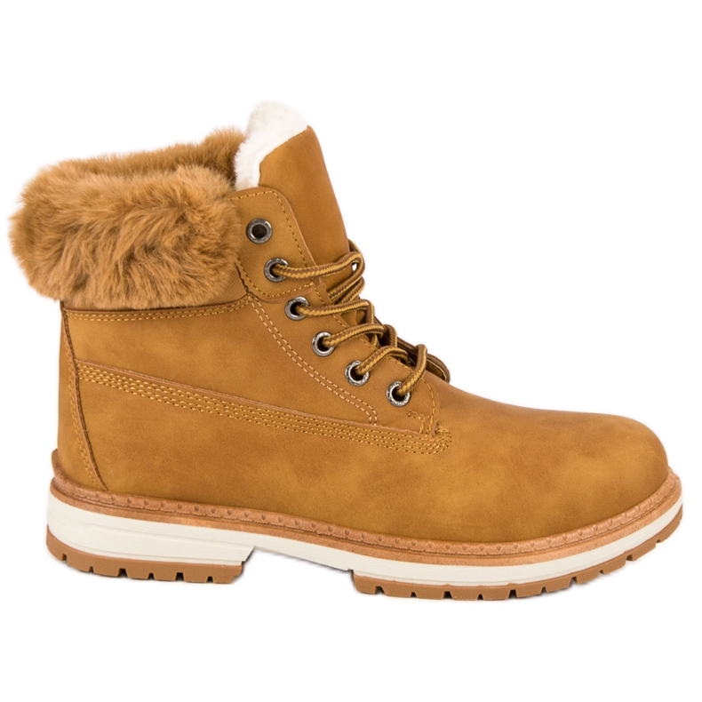 Fgm Paris Kamelinetsijät turkiksella ruskea