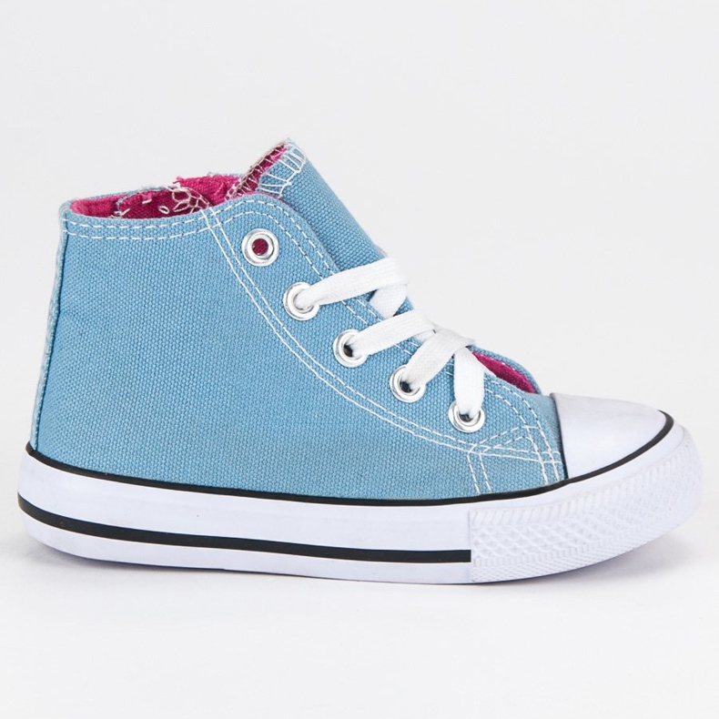 Korkea sininen lenkkarit