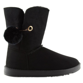 Musta emuses ja pompom SP04P musta