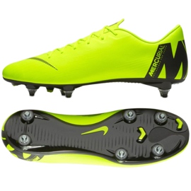 Nike Mercurial Vapor 12 Academy Sg Pro M AH7376-701 jalkapallokengät monivärinen vihreä
