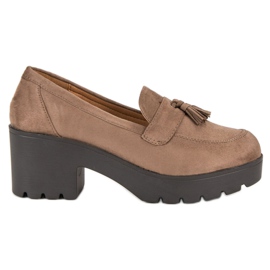 Ch. Creation Tyylikkäät mokkasiinikengät ruskea