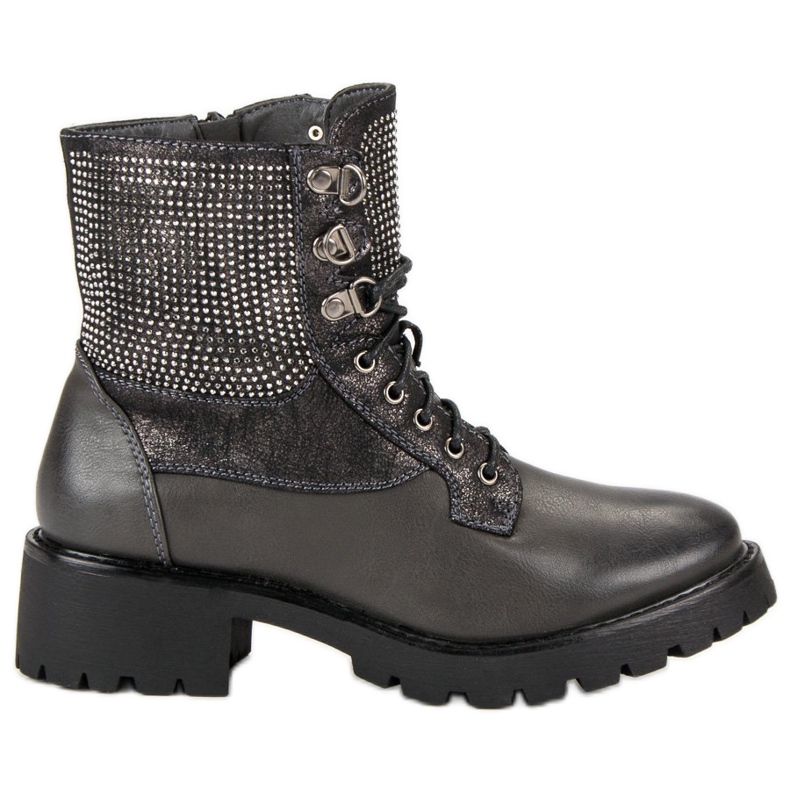 Ideal Shoes Laced työntekijöitä alustalla vihreä