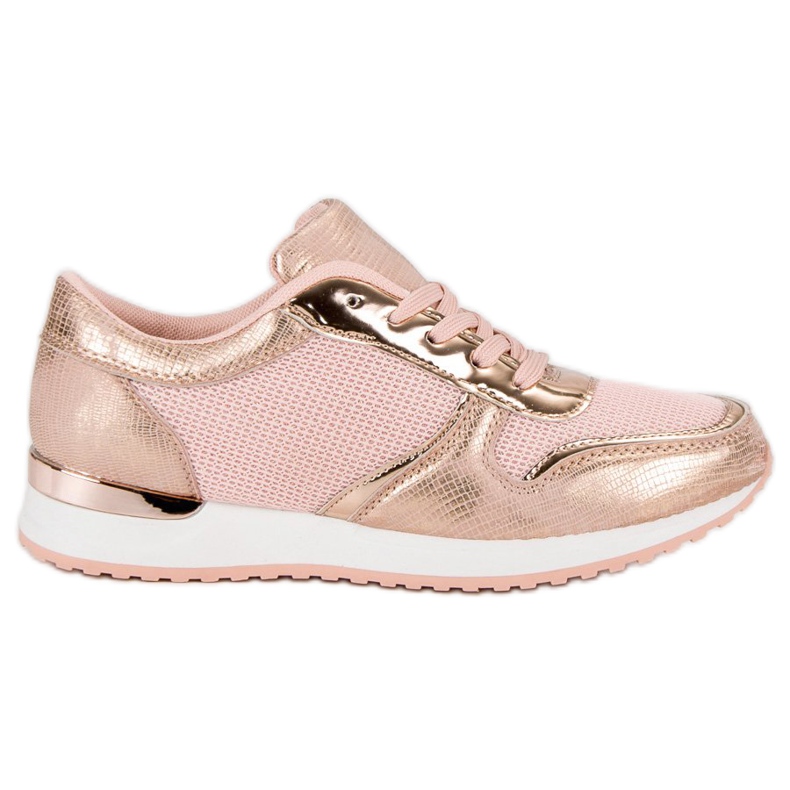 Muodikkaat urheilukengät vaaleanpunainen