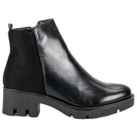 Seastar Klassiset saappaat alustalla musta