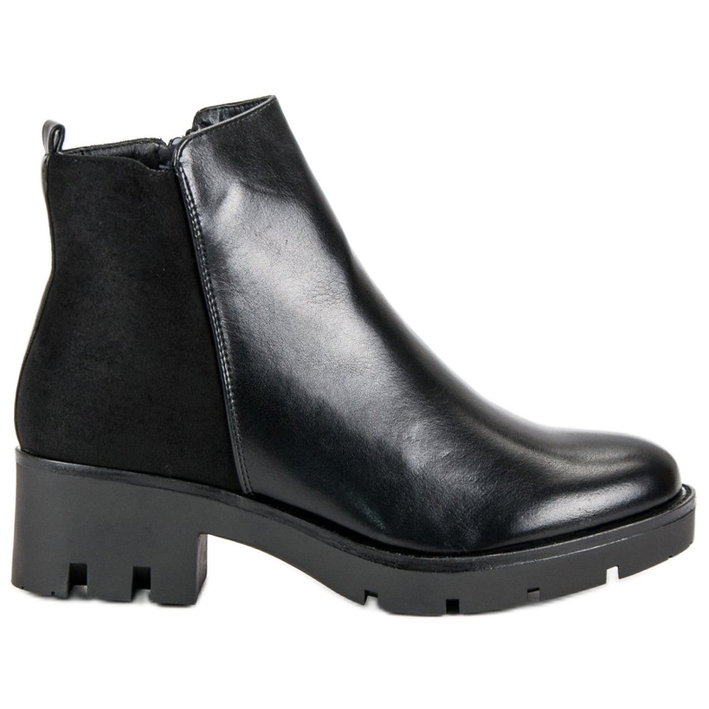 Seastar Klassiset saappaat alustalla musta