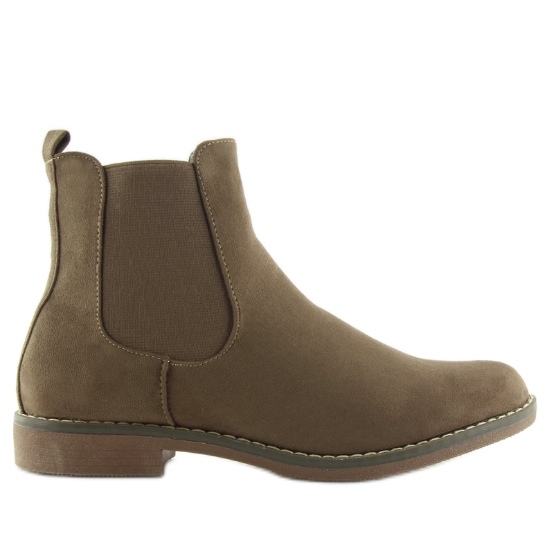 Naisten Chelsea -saappaat, ruskeat 491 Khaki