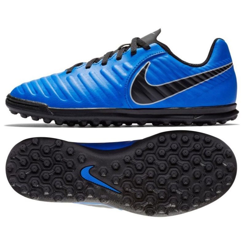 Nike Tiempo Legend 7 Club Tf Jr AH7261-400 jalkapallokengät sininen sininen