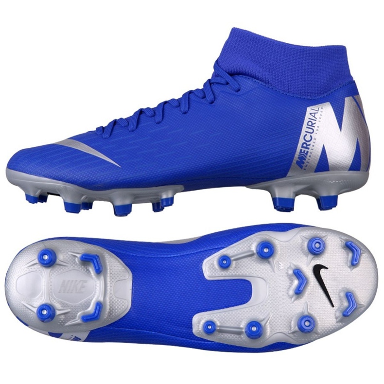 Nike Mercurial Superfly 6 Academy FG / MG M AH7362-400 jalkapallokengät monivärinen sininen