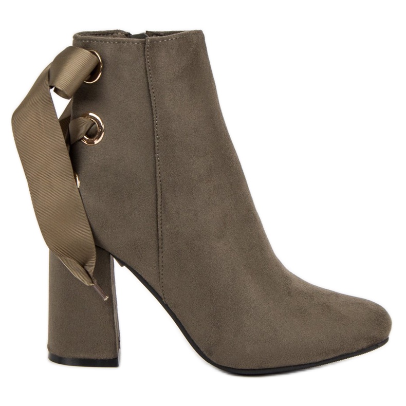 Ideal Shoes Seksikkäät saappaat postauksessa harmaa