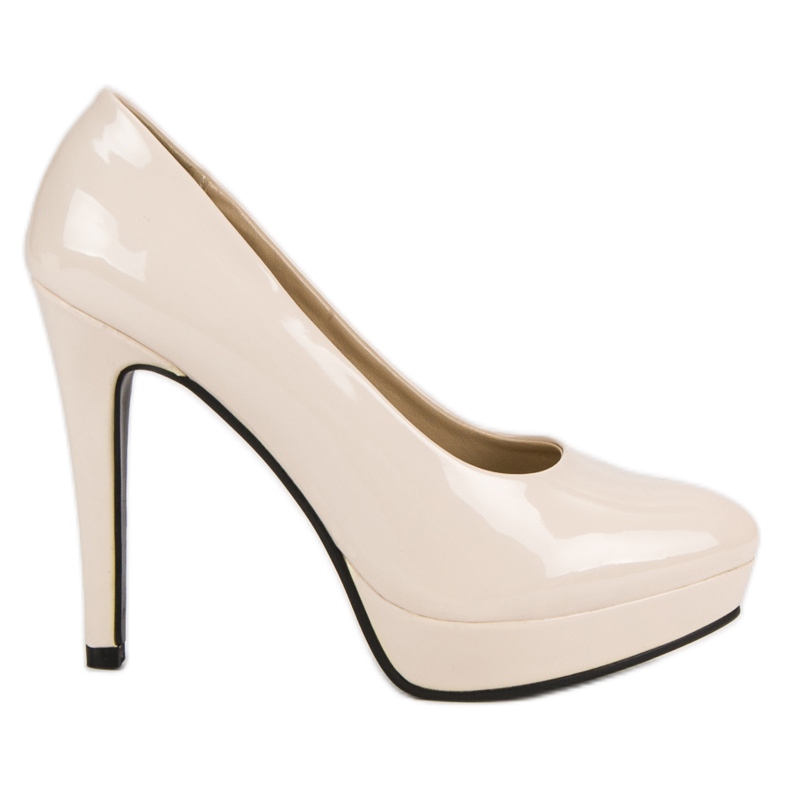 J. Star Seksikäs korkokengät alustalla ruskea