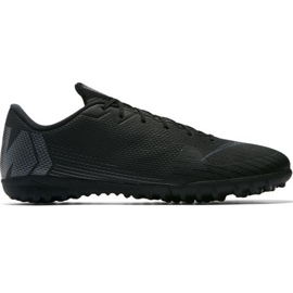Nike Mercurial Vapor X 12 Academy Tf M AH7384-001 jalkapallokengät musta musta