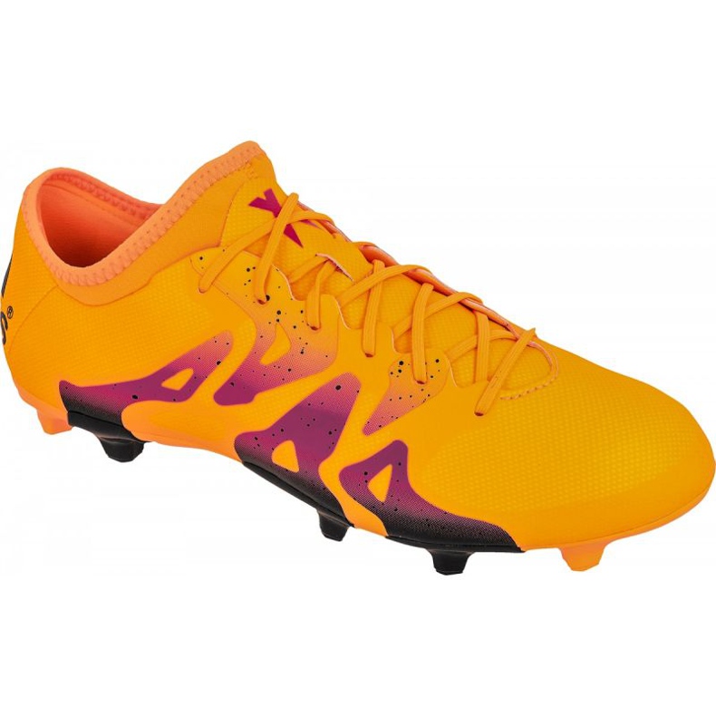 Adidas X 15.2 FG / AG M S74672 jalkapallokengät oranssi oranssi