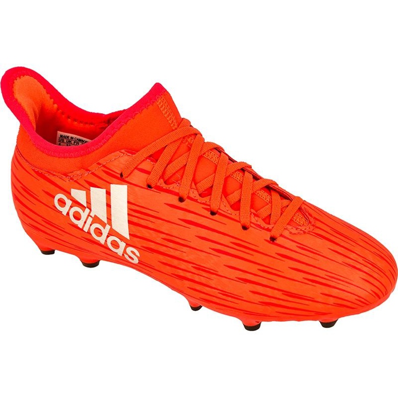 Adidas X 16.3 Fg Jr S79489 jalkapallokengät punainen punainen