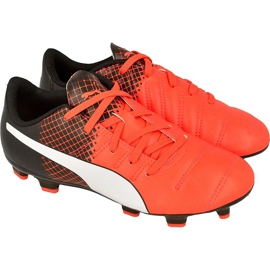 Puma evoPOWER 4.3 Fg Jr 10362403 jalkapallokengät punainen punainen
