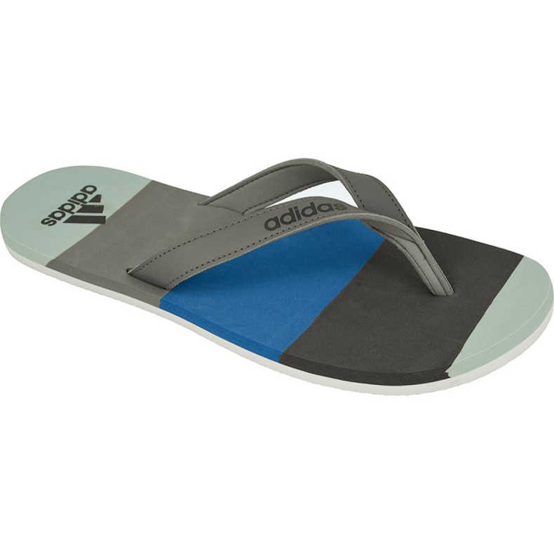 Adidas Eezay Striped M BA8809 tohvelit sininen harmaa