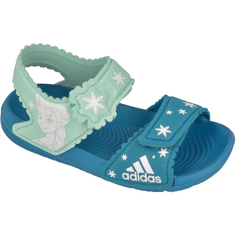 Adidas Disney Frozen AltaSwim Kids BY8963 sandaalit sininen vihreä