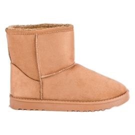 Mokkanahkaiset lumisaappaat ruskea