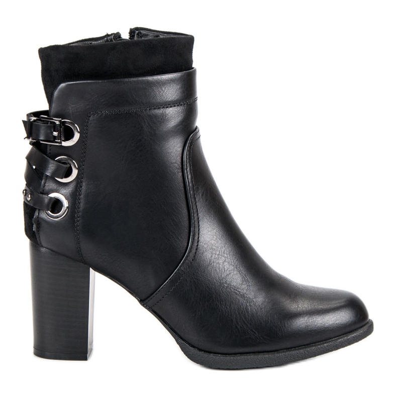 Super Mode Tyylikkäät saappaat pylväässä musta