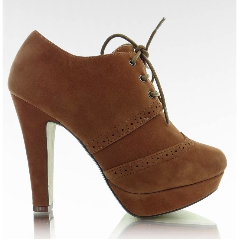 MJ703 kamelin matala kengät ruskea