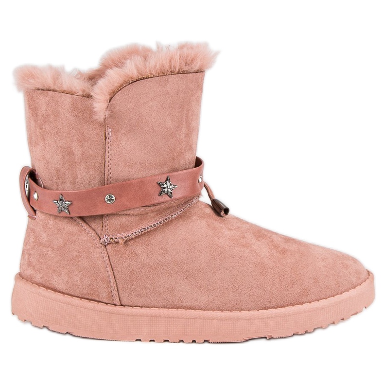 Sisustettu Mukluki vaaleanpunainen