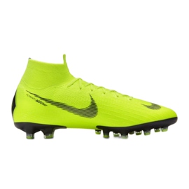 Nike Mercurial Superfly 6 Elite Ag Pro M AH7377-701 jalkapallokengät pinkki, vihreä vihreä