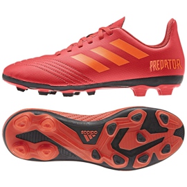 Adidas Predator 19.4 FxG Jr CM8541 jalkapallokengät monivärinen punainen