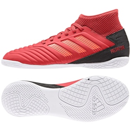 Sisäkengät adidas Predator 19.3 In Jr CM8544 punainen punainen