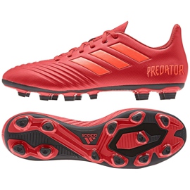 Adidas Predator 19.4 FxG M D97970 jalkapallokengät monivärinen punainen