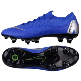 Nike Mercurial Vapor 12 Elite SG Pro AC M AH7381-400 jalkapallokengät sininen